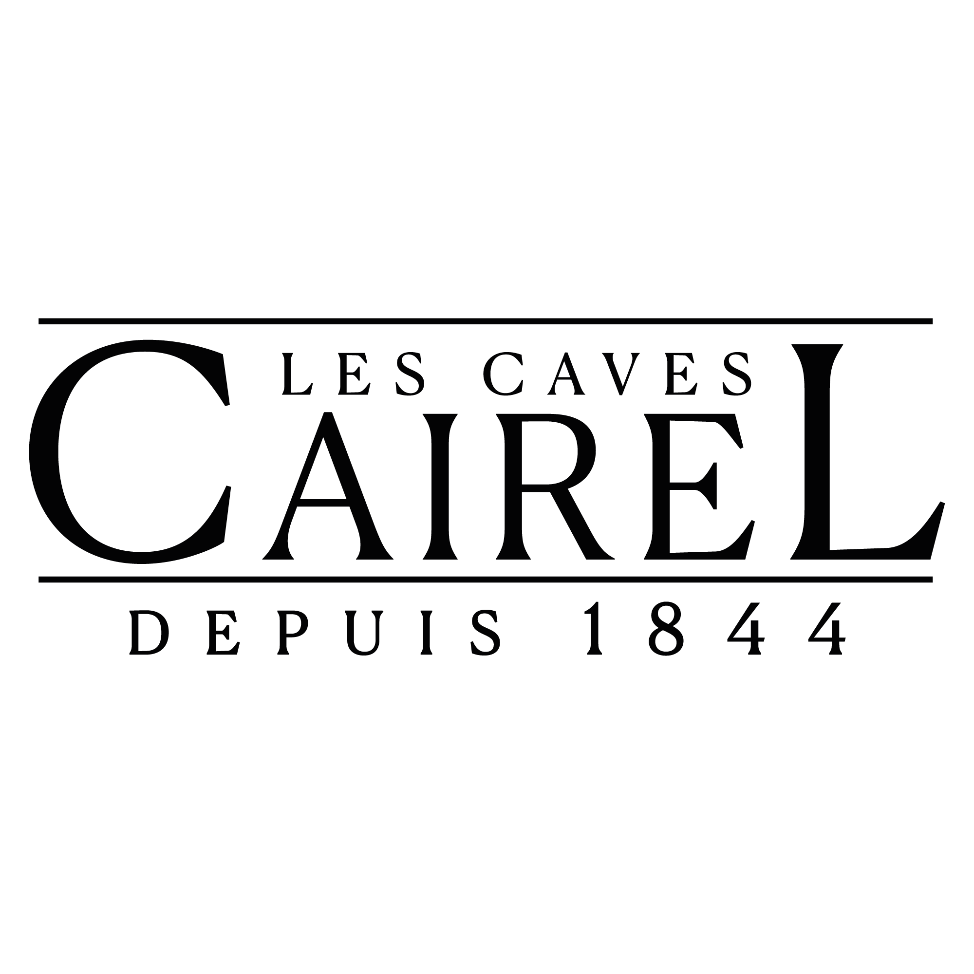 Logo des Caves Cairel en Noir